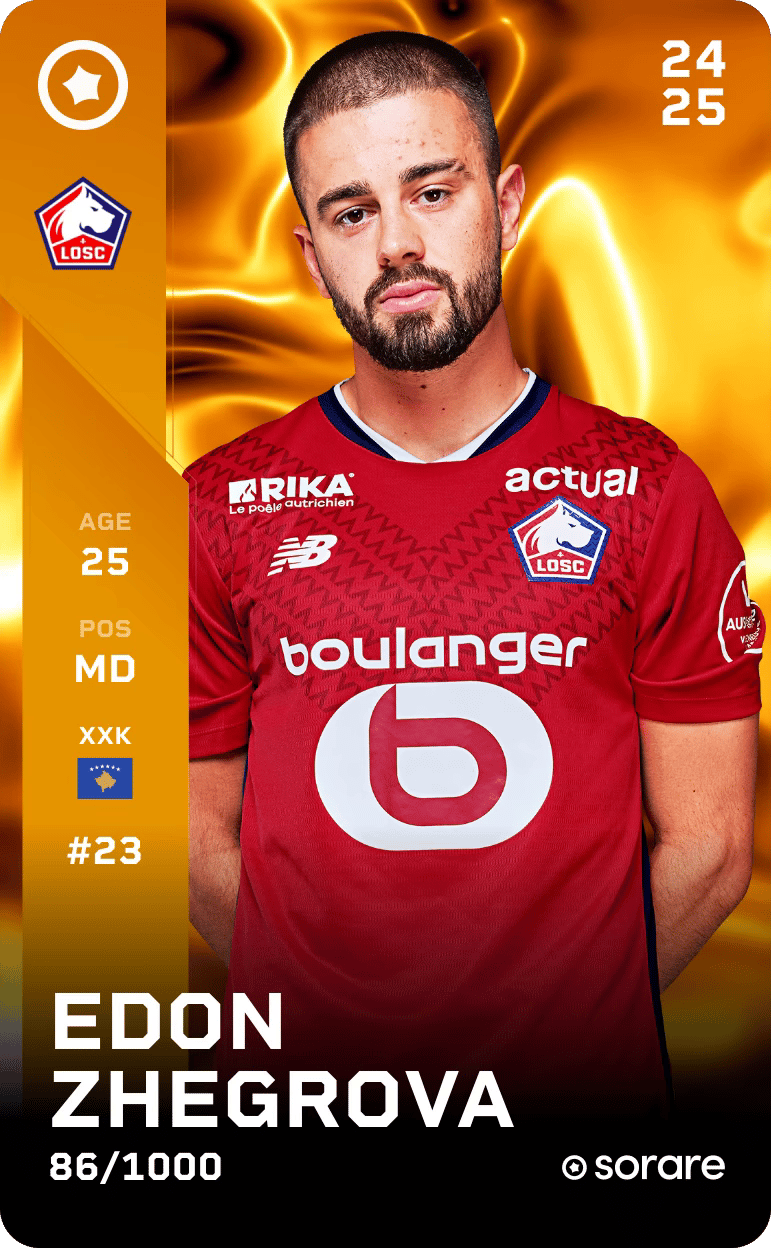 Edon Zhegrova 2024-25 • Limited 86/1000