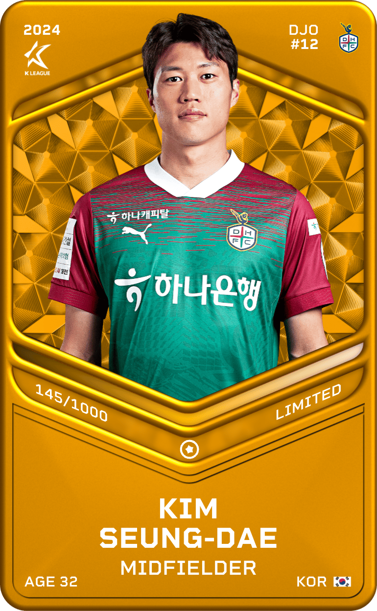 Kim Seung-Dae 2024-25 • Limited 145/1000