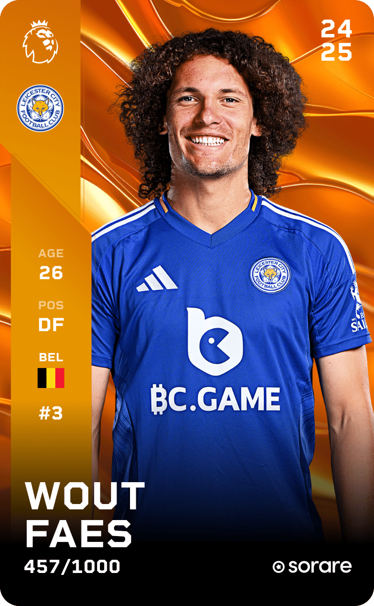 Wout Faes 2024-25 • Limited 457/1000