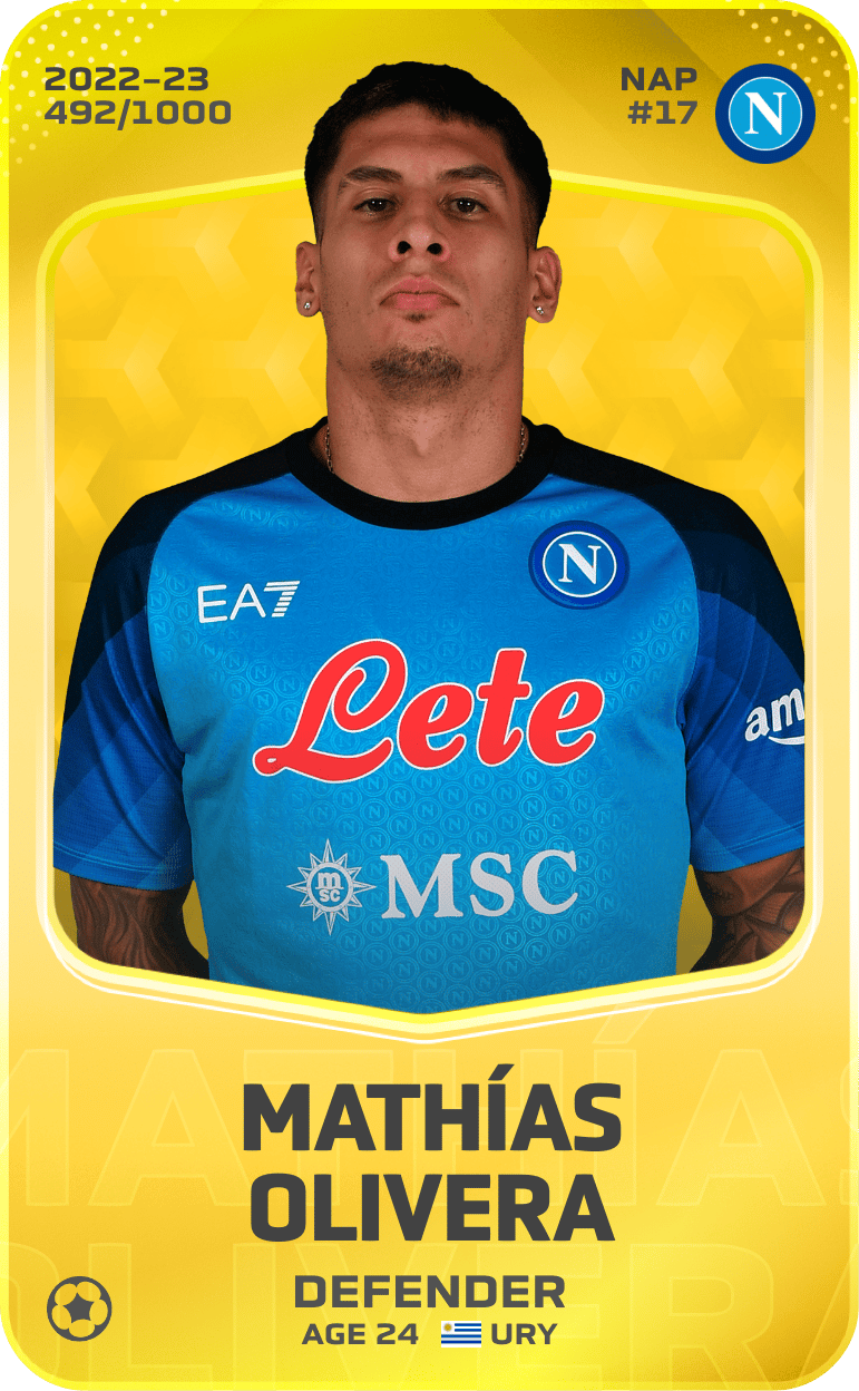 Mathías Olivera 2022-23 • Limited 492/1000