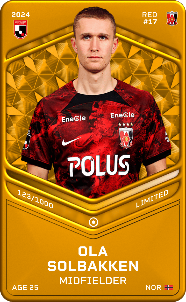 Ola Solbakken 2024-25 • Limited 123/1000