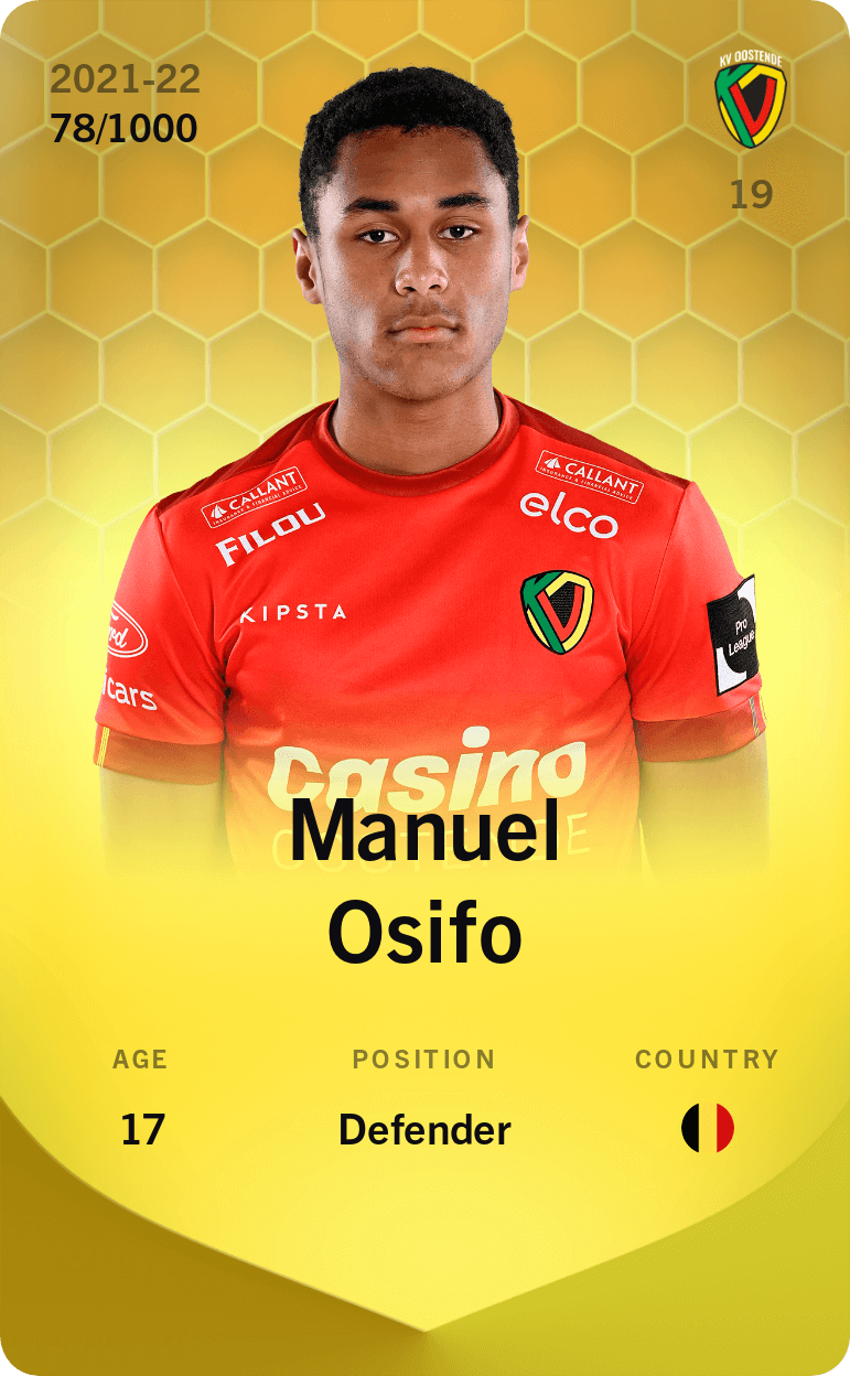 Manuel Osifo 2021-22 • Limited 78/1000