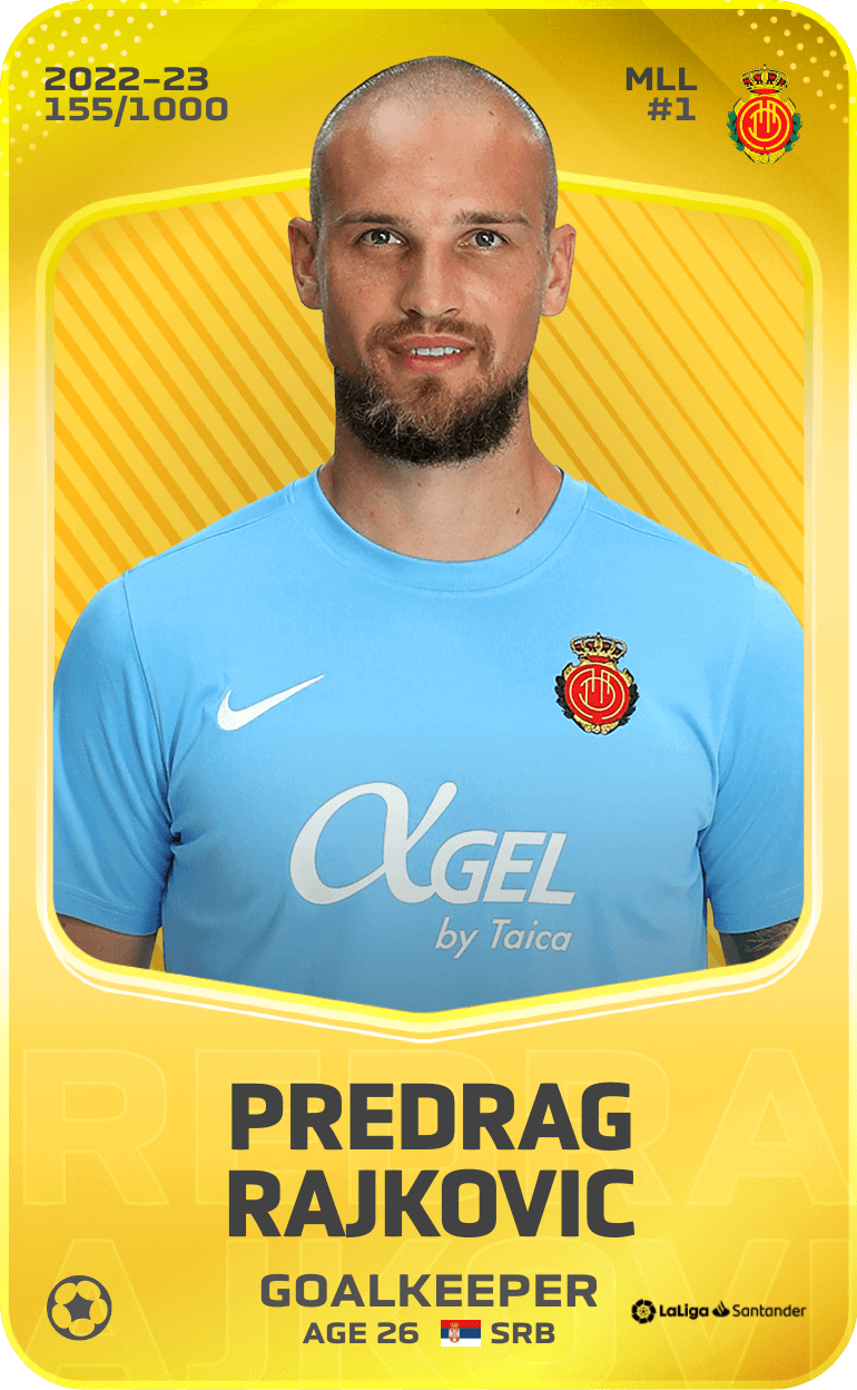 Predrag Rajkovic 2022-23 • Limited 155/1000