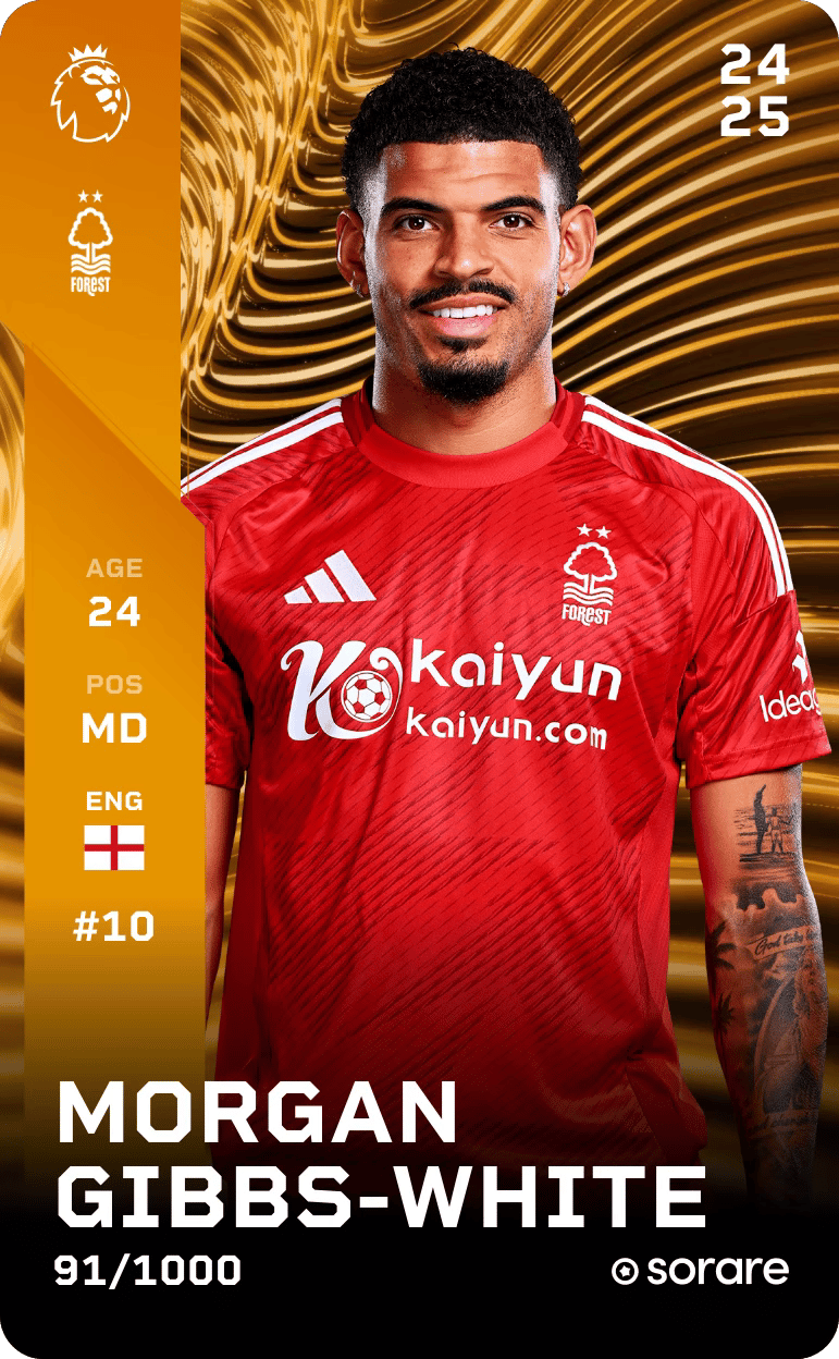 Morgan Gibbs-White 2024-25 • Limited 91/1000