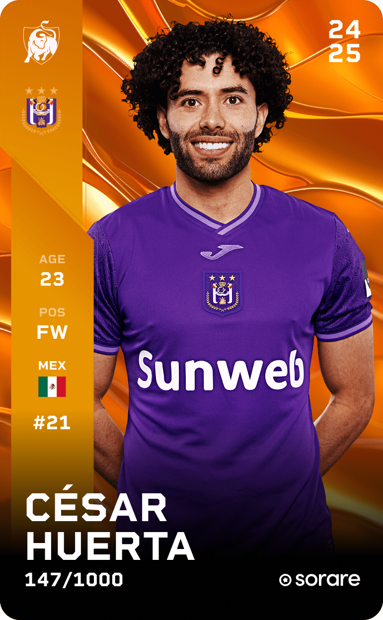 César Huerta 2024-25 • Limited 147/1000