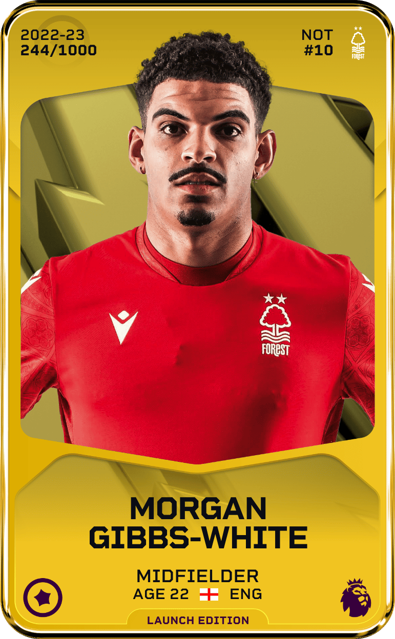 Morgan Gibbs-White 2022-23 • Limited 244/1000