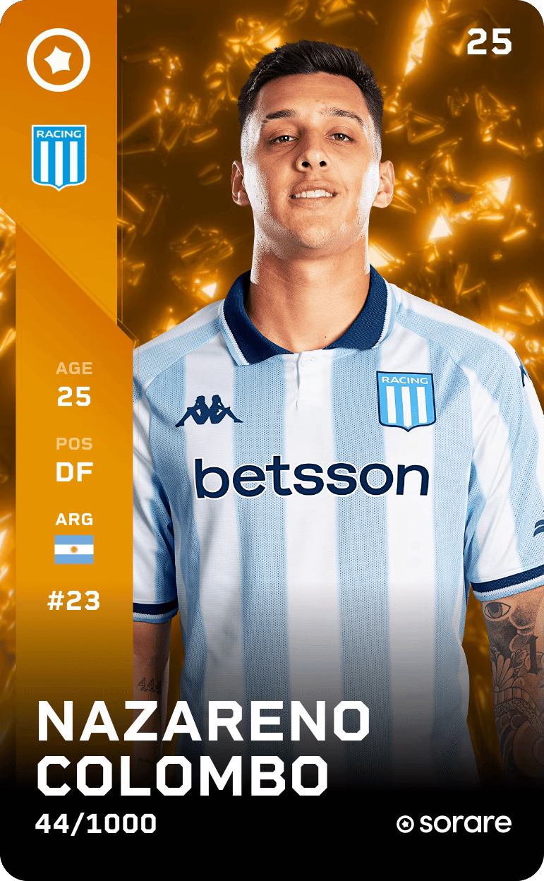 Nazareno Colombo 2025-26 • Limited 44/1000