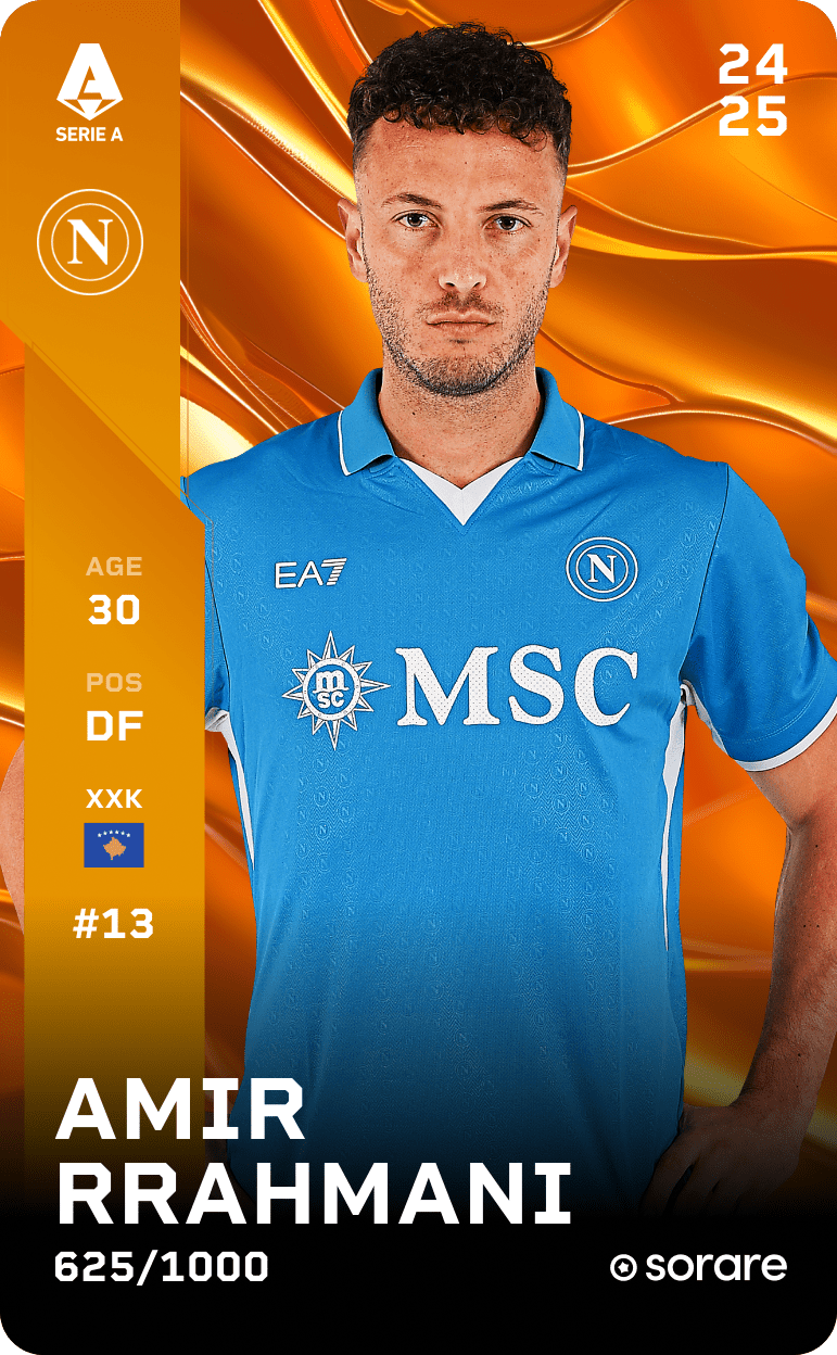 Amir Rrahmani 2024-25 • Limited 625/1000