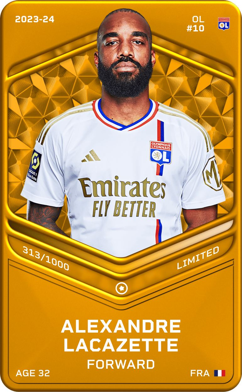 Alexandre Lacazette 2023-24 • Limited 313/1000