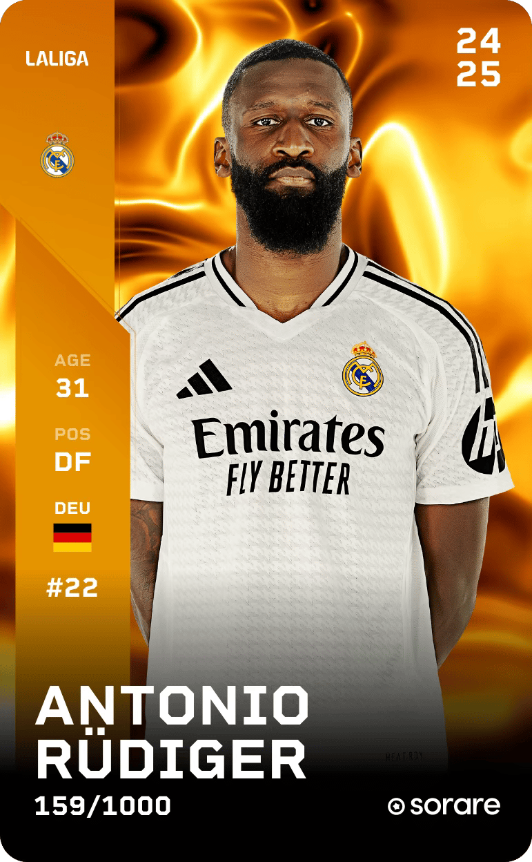 Antonio Rüdiger 2024-25 • Limited 159/1000