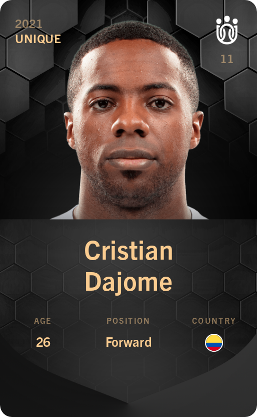 Sorare - Sorare Official - Cristian Dajome 2021-22 • Unique - NFT # 6759026148321509078657613506346803713204786507975115846393039245523271945227