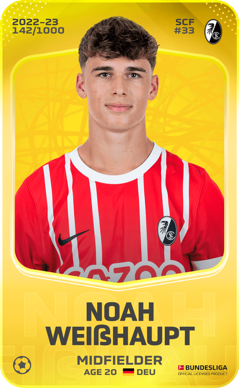 Noah Weißhaupt 2022-23 • Limited 142/1000
