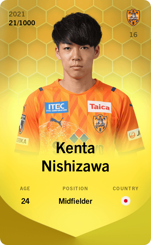 Kenta Nishizawa 2021-22 • Limited 21/1000