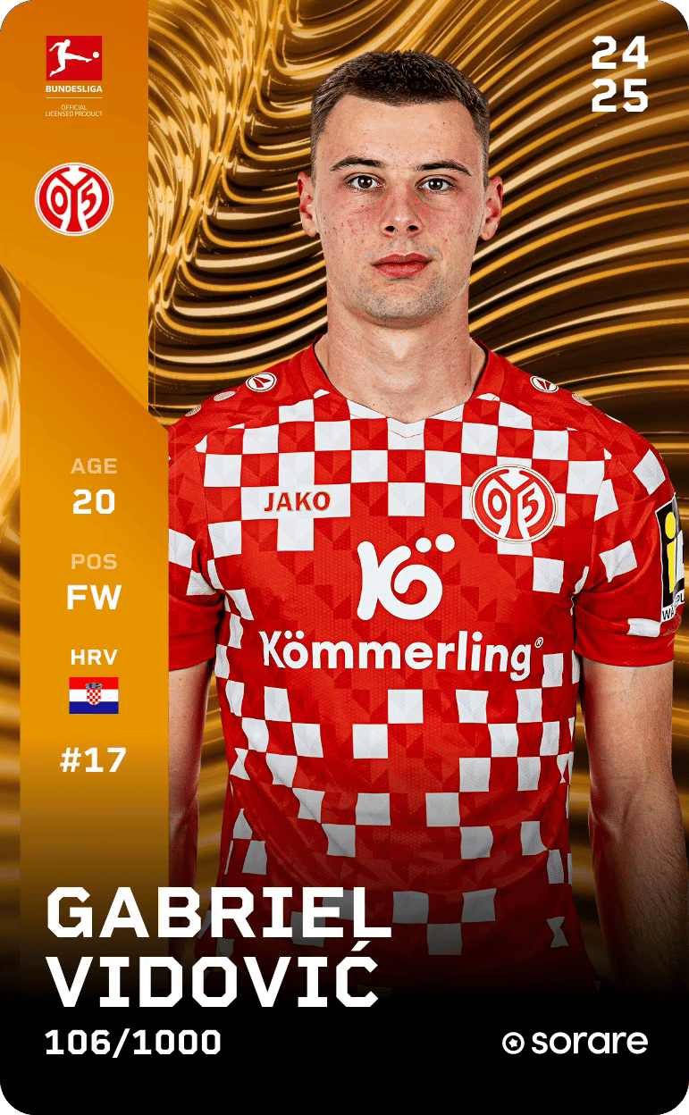 Gabriel Vidović 2024-25 • Limited 106/1000