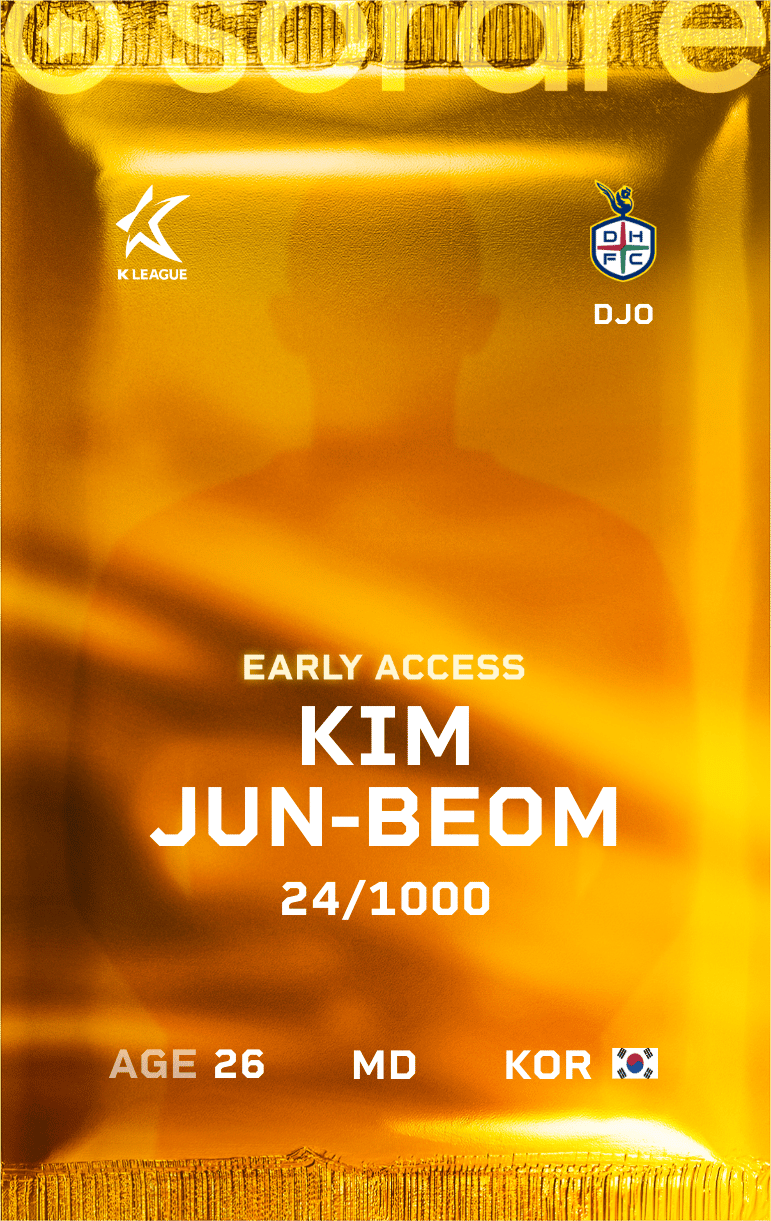 Kim Jun-Bum 2025-26 • Limited 24/1000