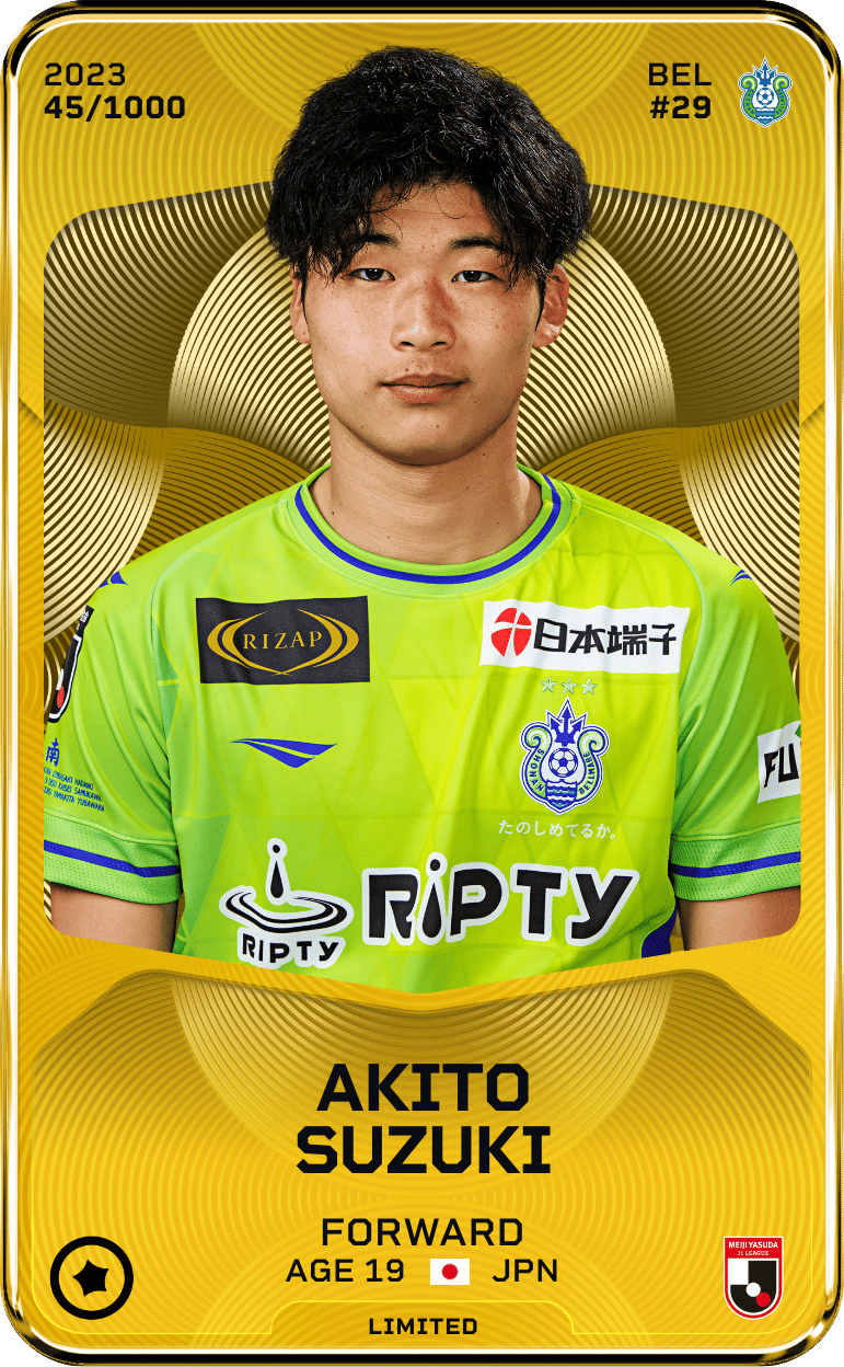 Akito Suzuki 2023-24 • Limited 45/1000