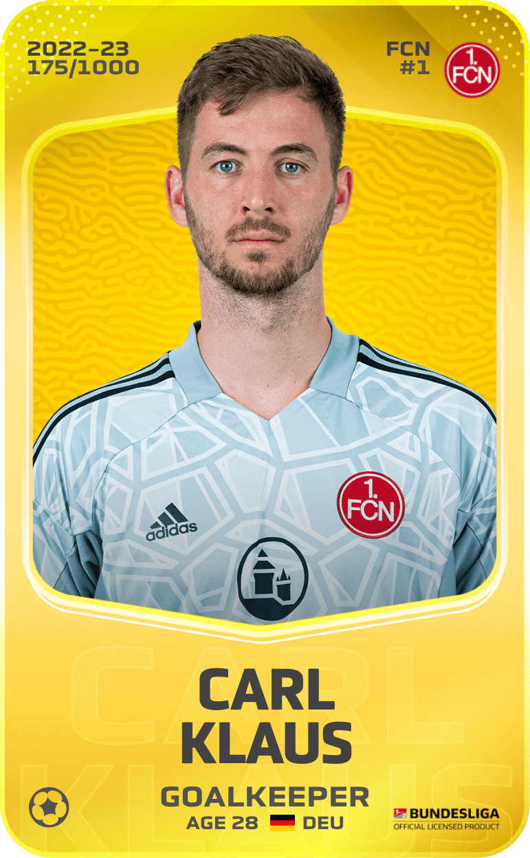 Carl Klaus 2022-23 • Limited 175/1000