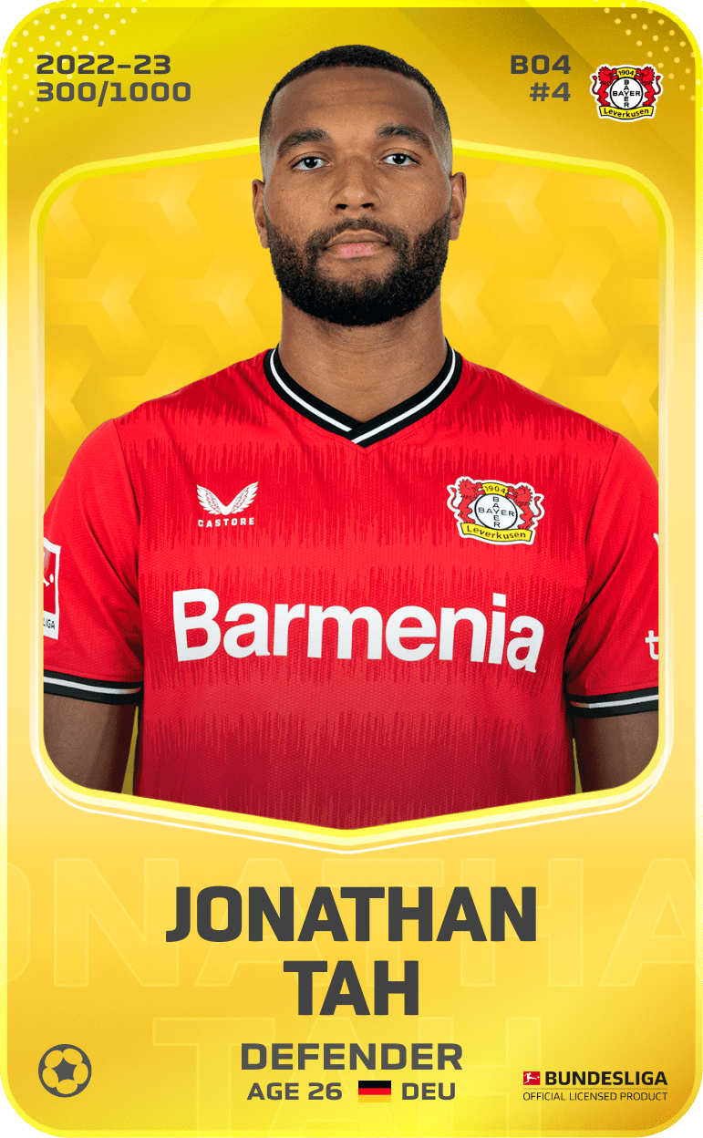 Jonathan Tah 2022-23 • Limited 300/1000