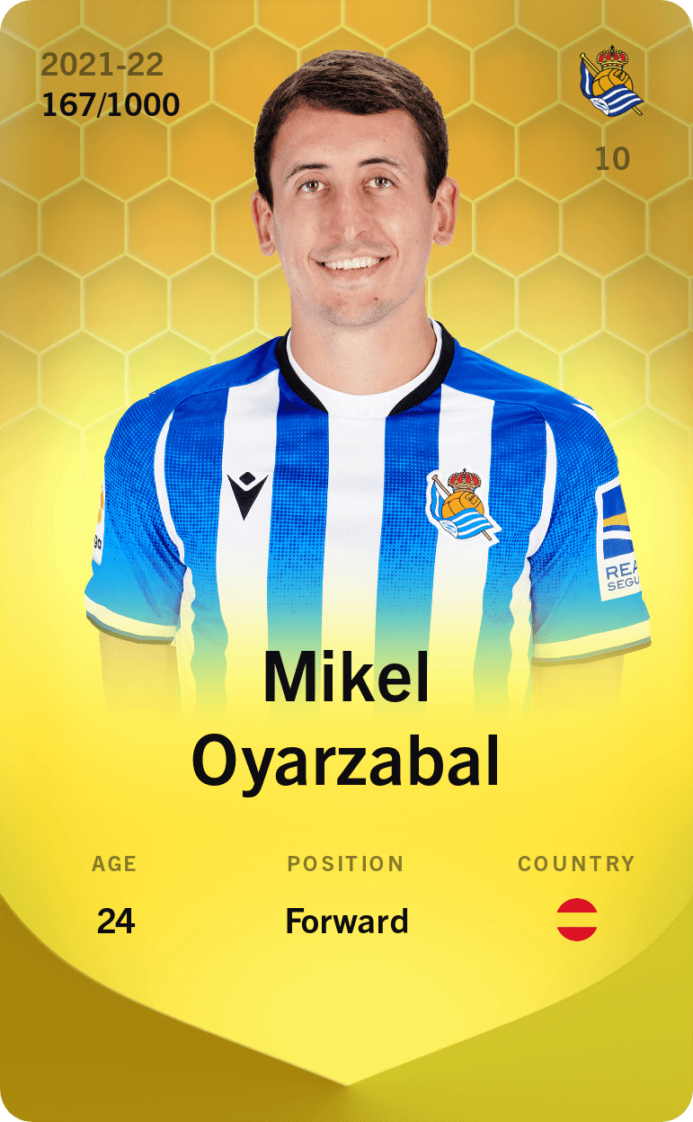 Mikel Oyarzabal 2021-22 • Limited 167/1000