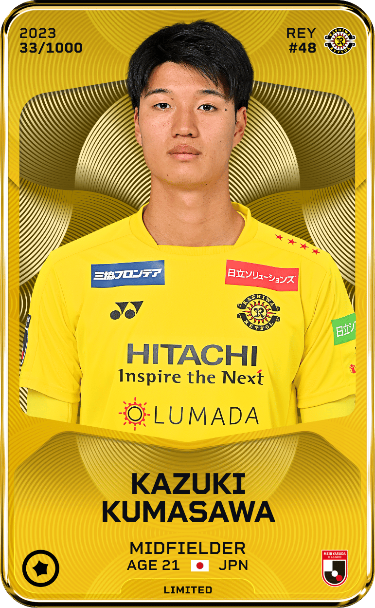 Kazuki Kumasawa 2023-24 • Limited 33/1000