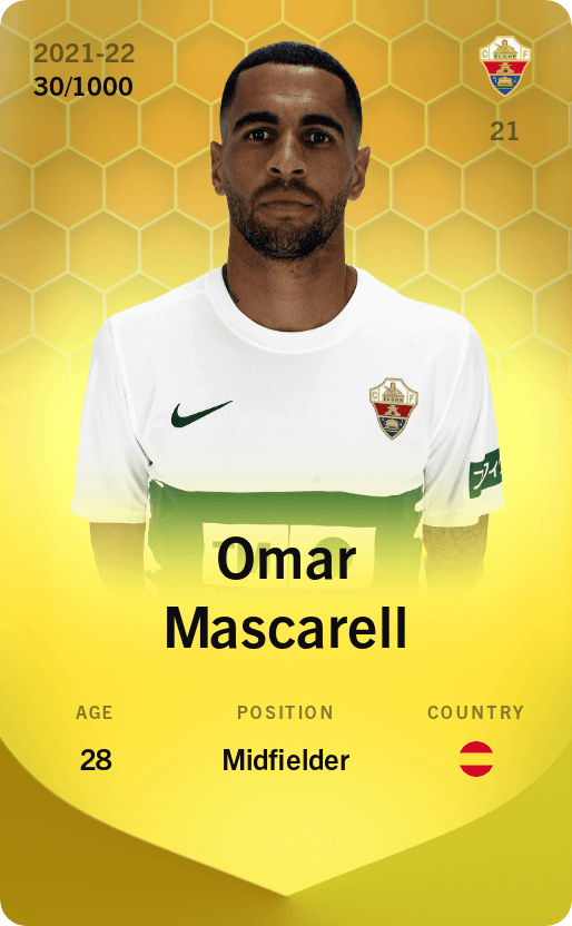 Omar Mascarell 2021-22 • Limited 30/1000