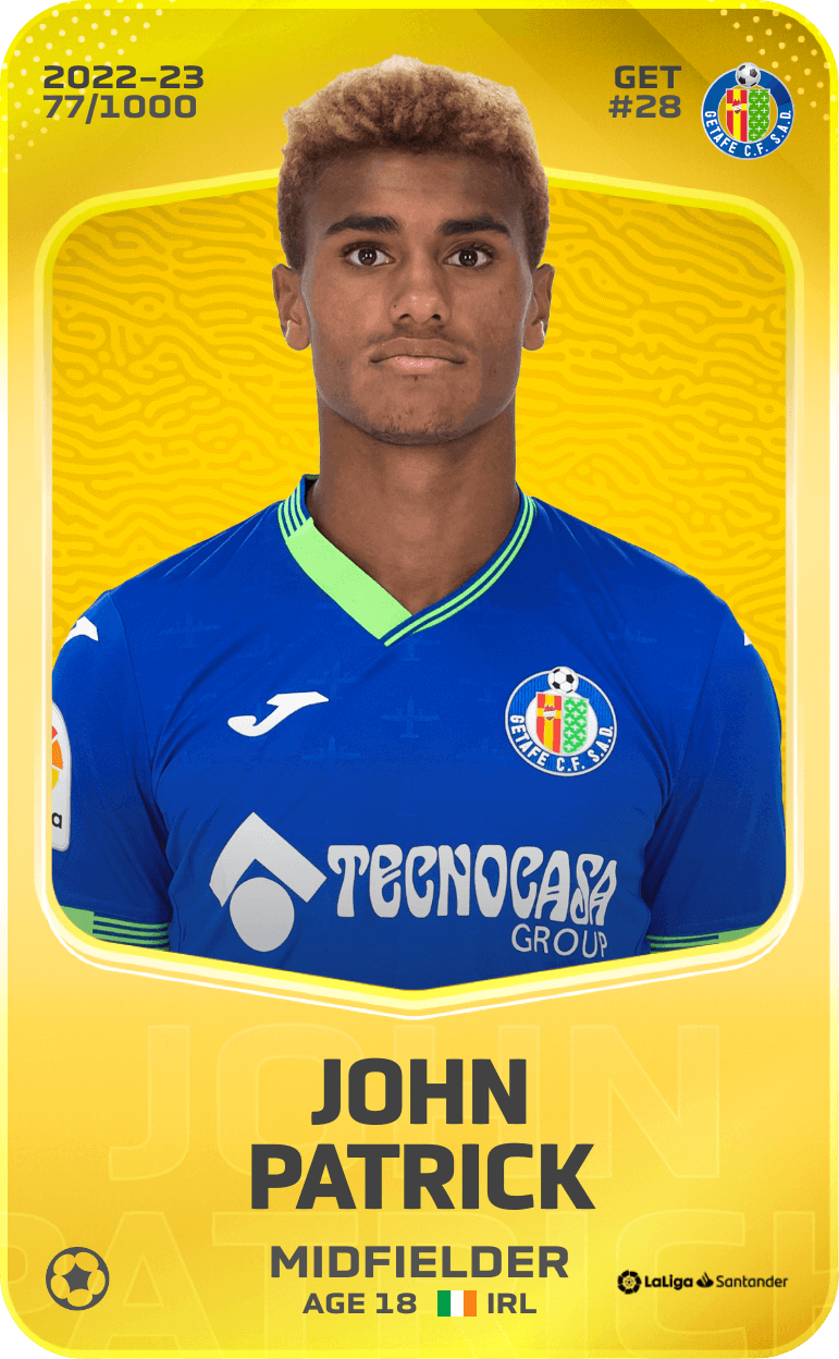John Patrick 2022-23 • Limited 77/1000