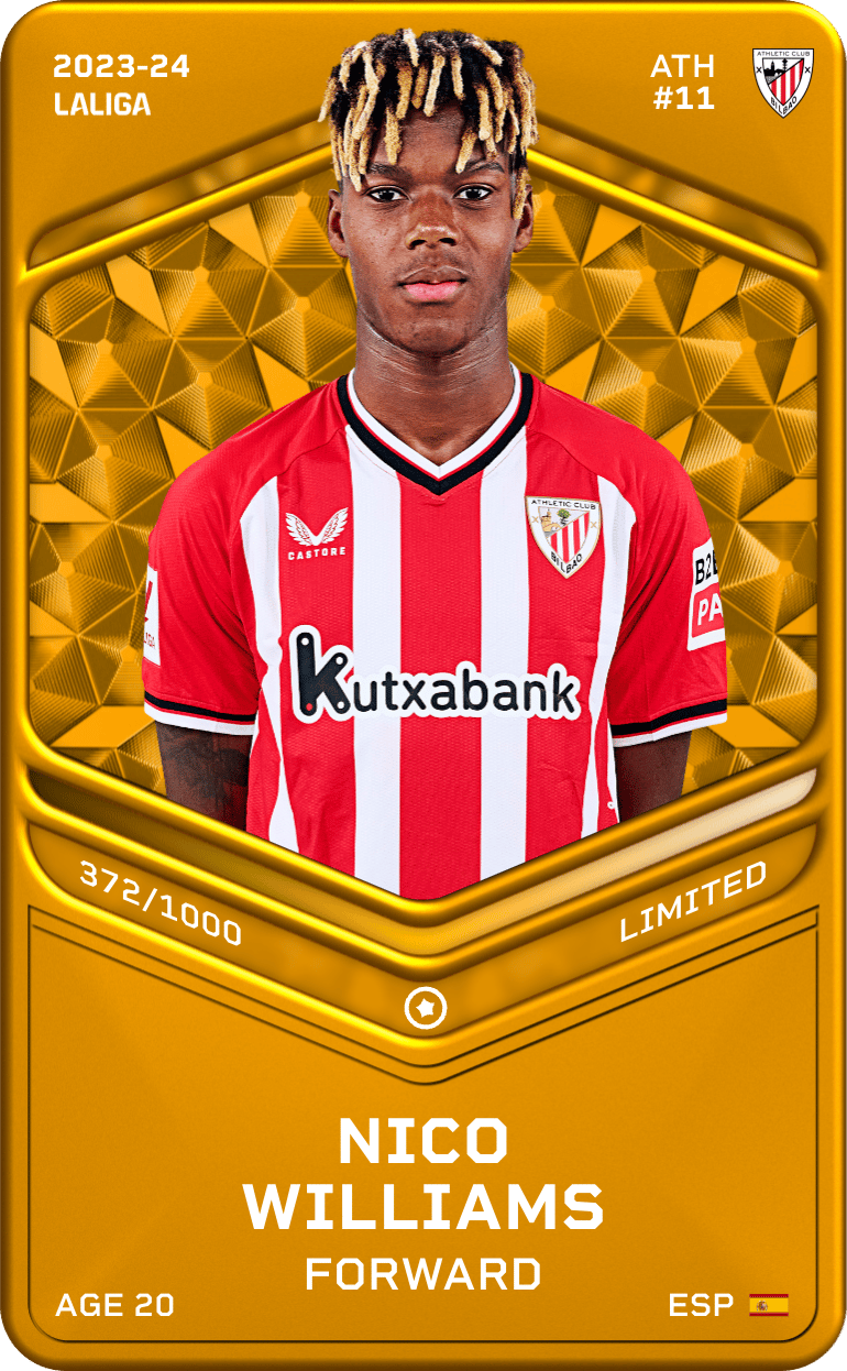 Nico Williams 2023-24 • Limited 372/1000