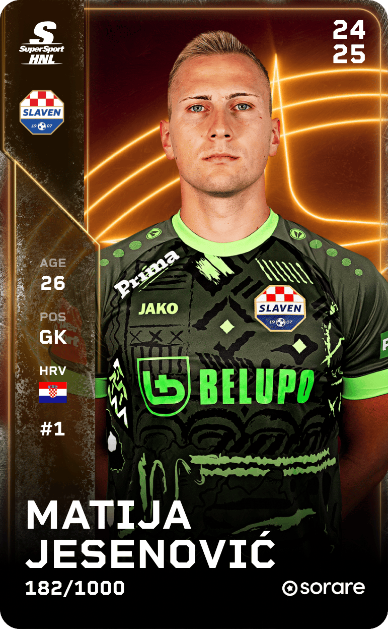 Matija Jesenović 2024-25 • Limited 182/1000