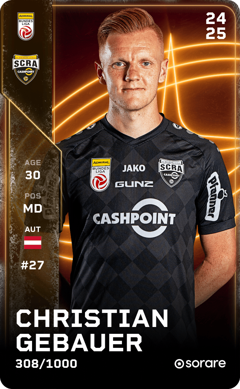 Christian Gebauer 2024-25 • Limited 308/1000