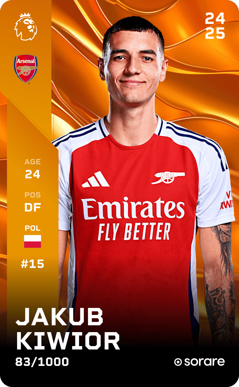 Jakub Kiwior 2024-25 • Limited 83/1000