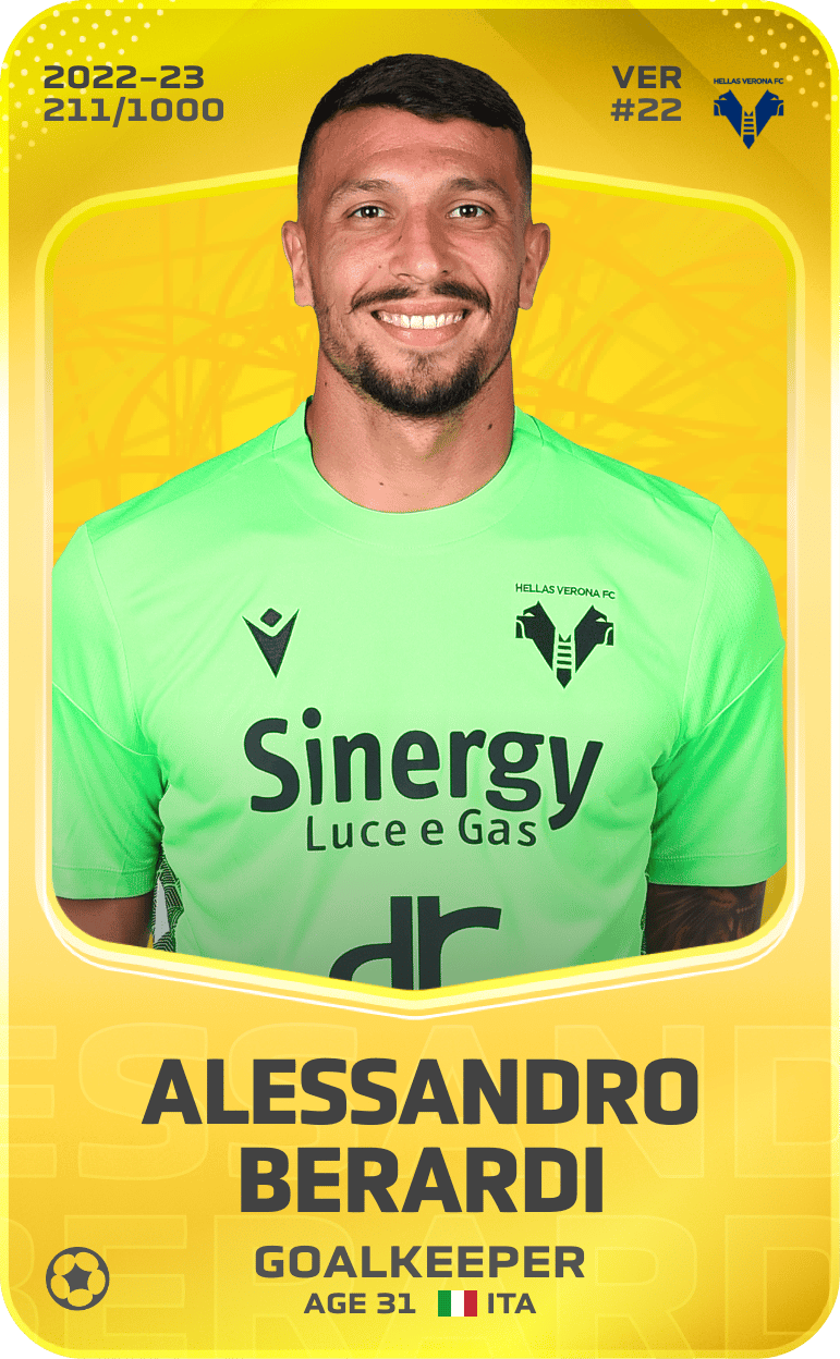Alessandro Berardi 2022-23 • Limited 211/1000