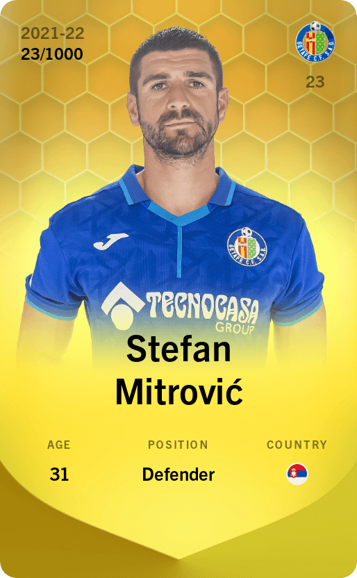 Stefan Mitrović 2021-22 • Limited 23/1000