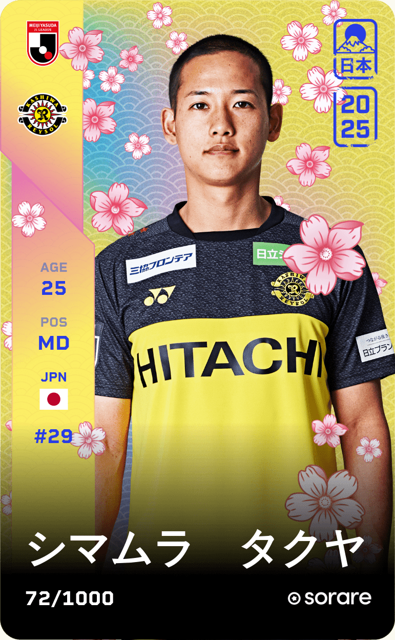 Takuya Shimamura 2025-26 • Limited 72/1000
