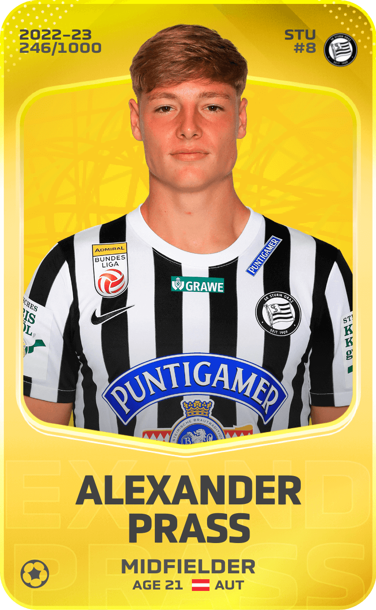 Alexander Prass 2022-23 • Limited 246/1000