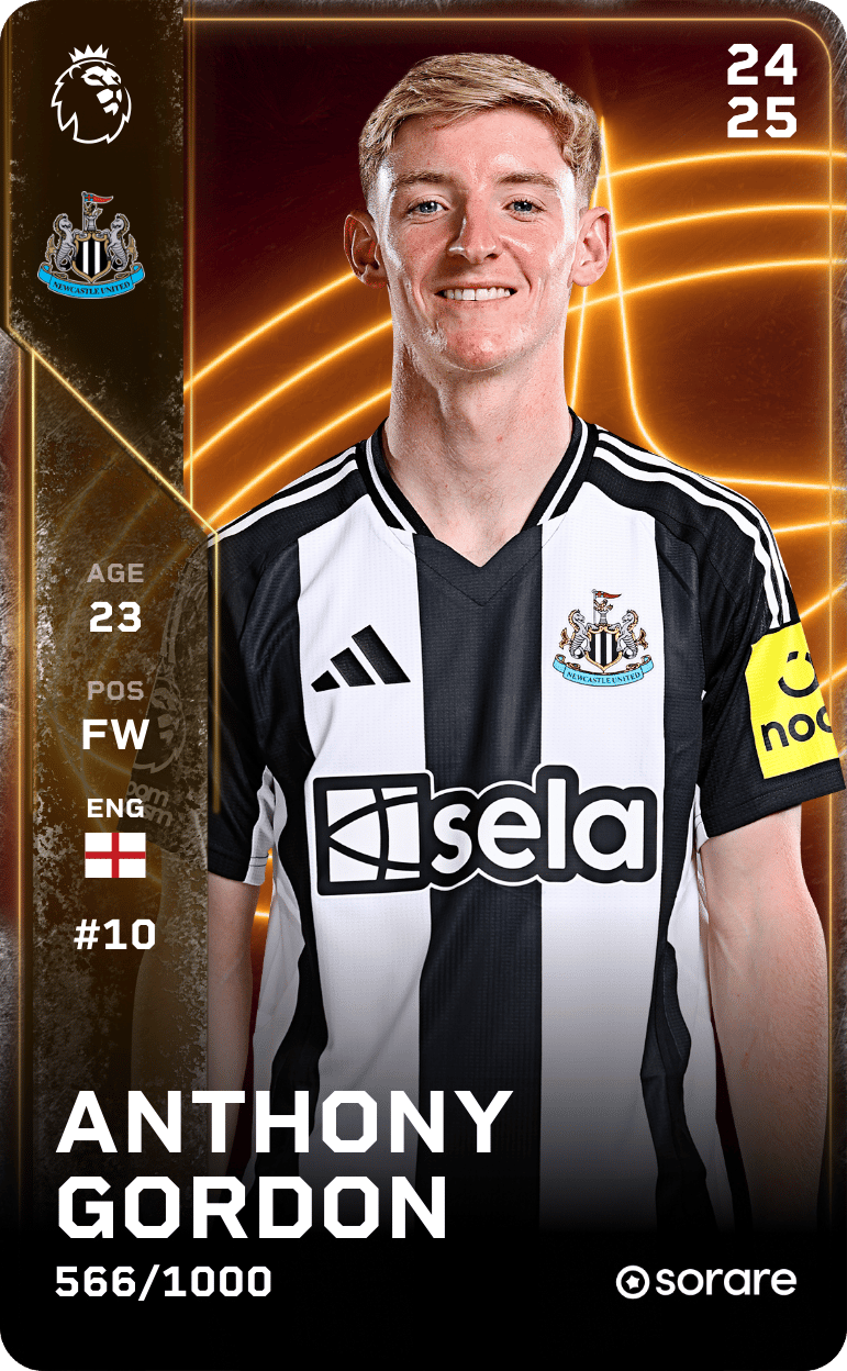 Anthony Gordon 2024-25 • Limited 566/1000