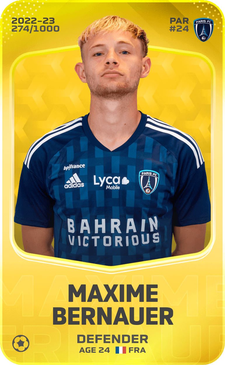 Maxime Bernauer 2022-23 • Limited 274/1000
