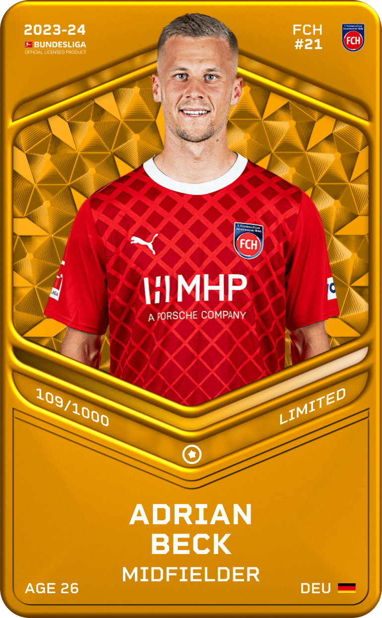 Adrian Beck 2023-24 • Limited 109/1000