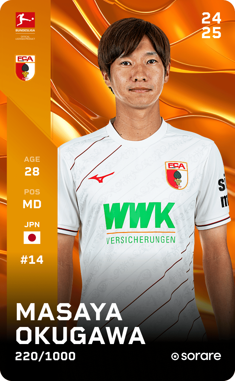 Masaya Okugawa 2024-25 • Limited 220/1000