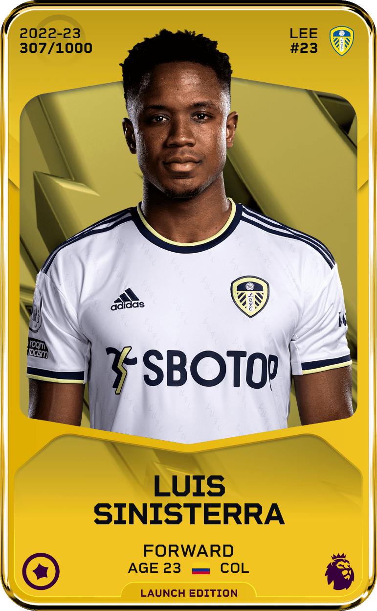 Luis Sinisterra 2022-23 • Limited 307/1000