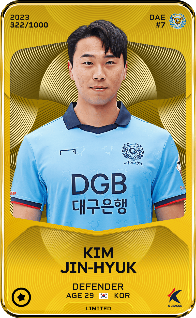 Kim Jin-Hyuk 2023-24 • Limited 322/1000