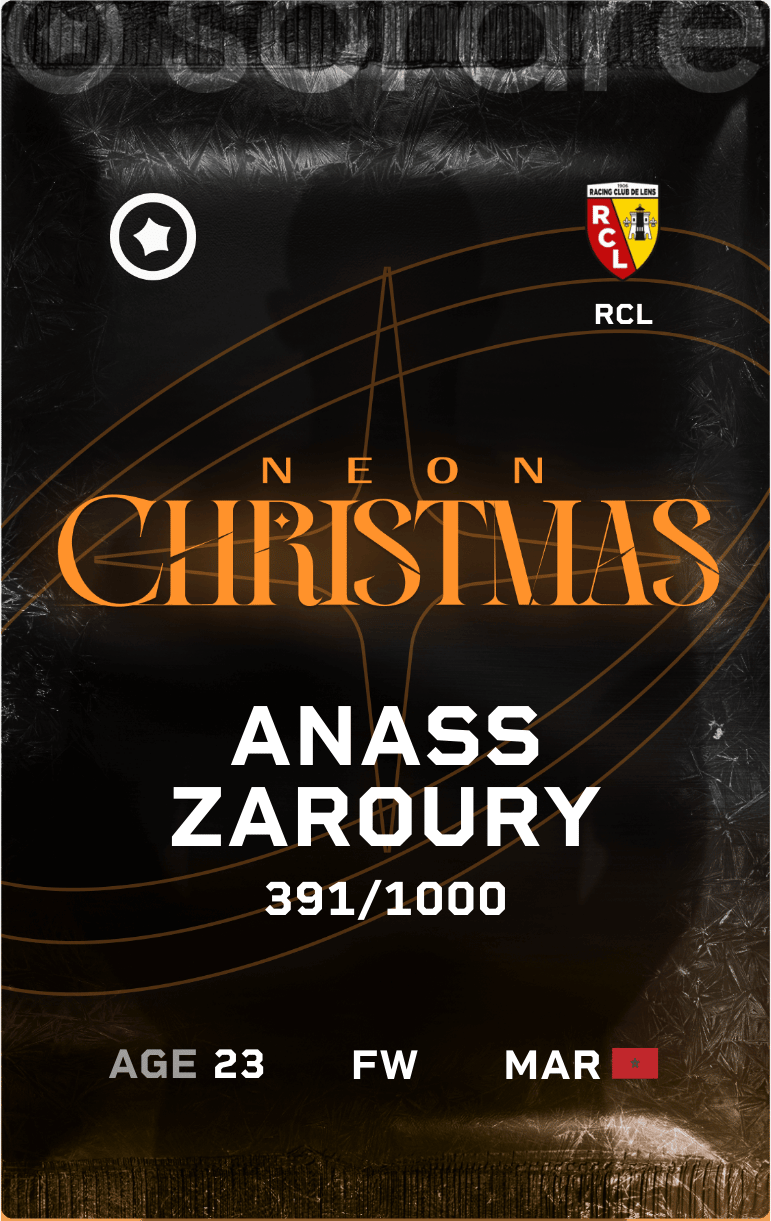 Anass Zaroury 2024-25 • Limited 391/1000