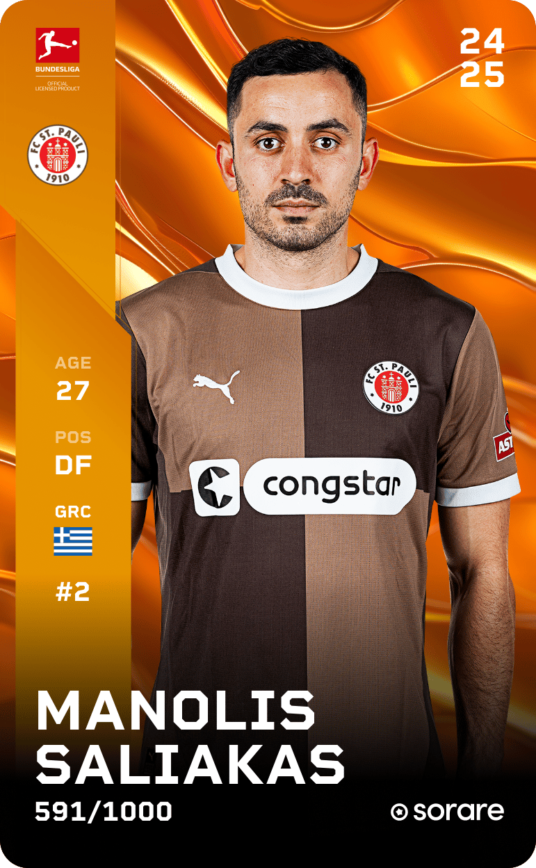 Manolis Saliakas 2024-25 • Limited 591/1000