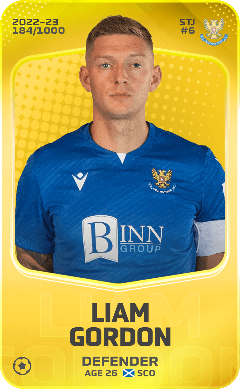 Liam Gordon 2022-23 • Limited 184/1000