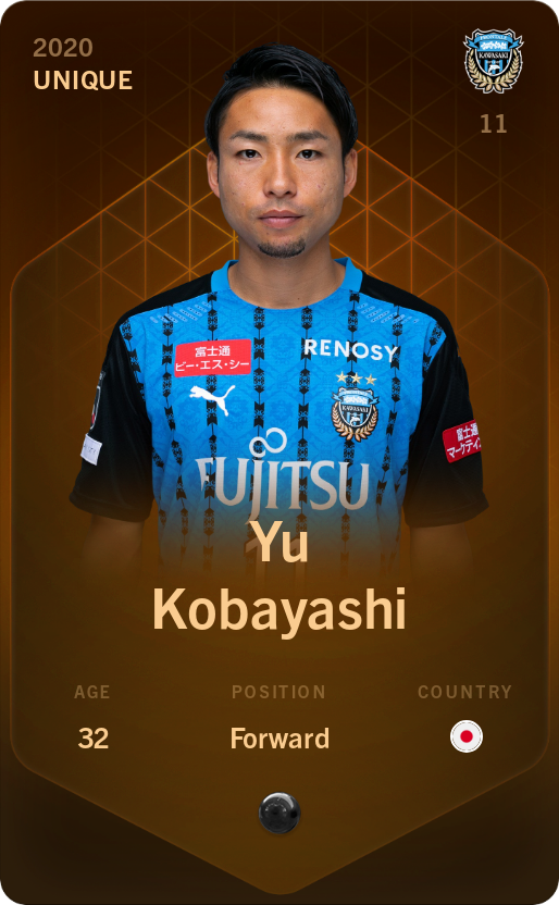 Sorare - Sorare Official - Yu Kobayashi 2020-21 • Unique - NFT # 18037814411842560862228694947232060570342299368122549693308689706061445826175