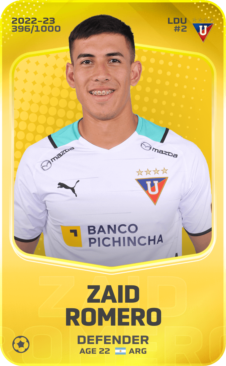 Zaid Romero 2022-23 • Limited 396/1000
