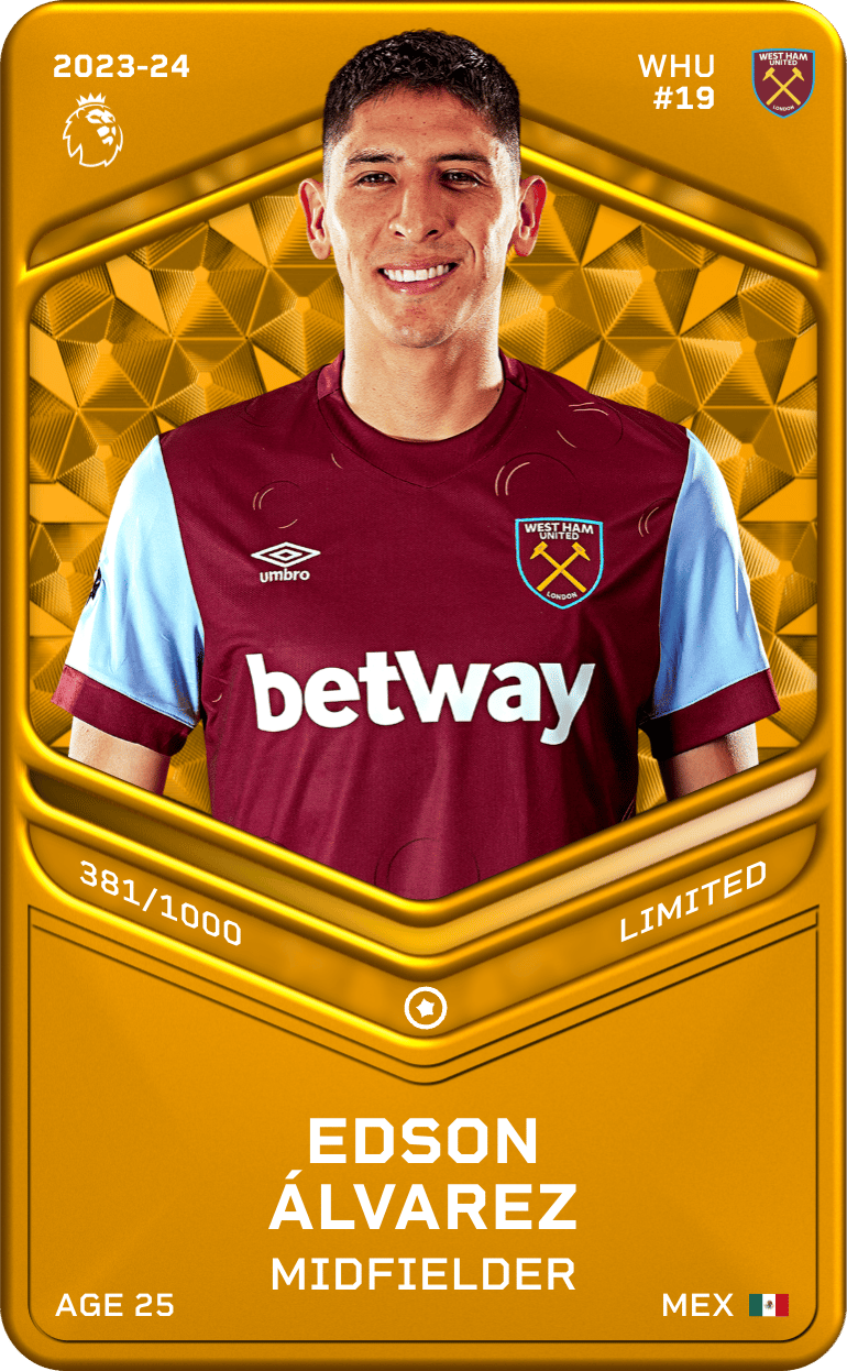 Edson Álvarez 2023-24 • Limited 381/1000