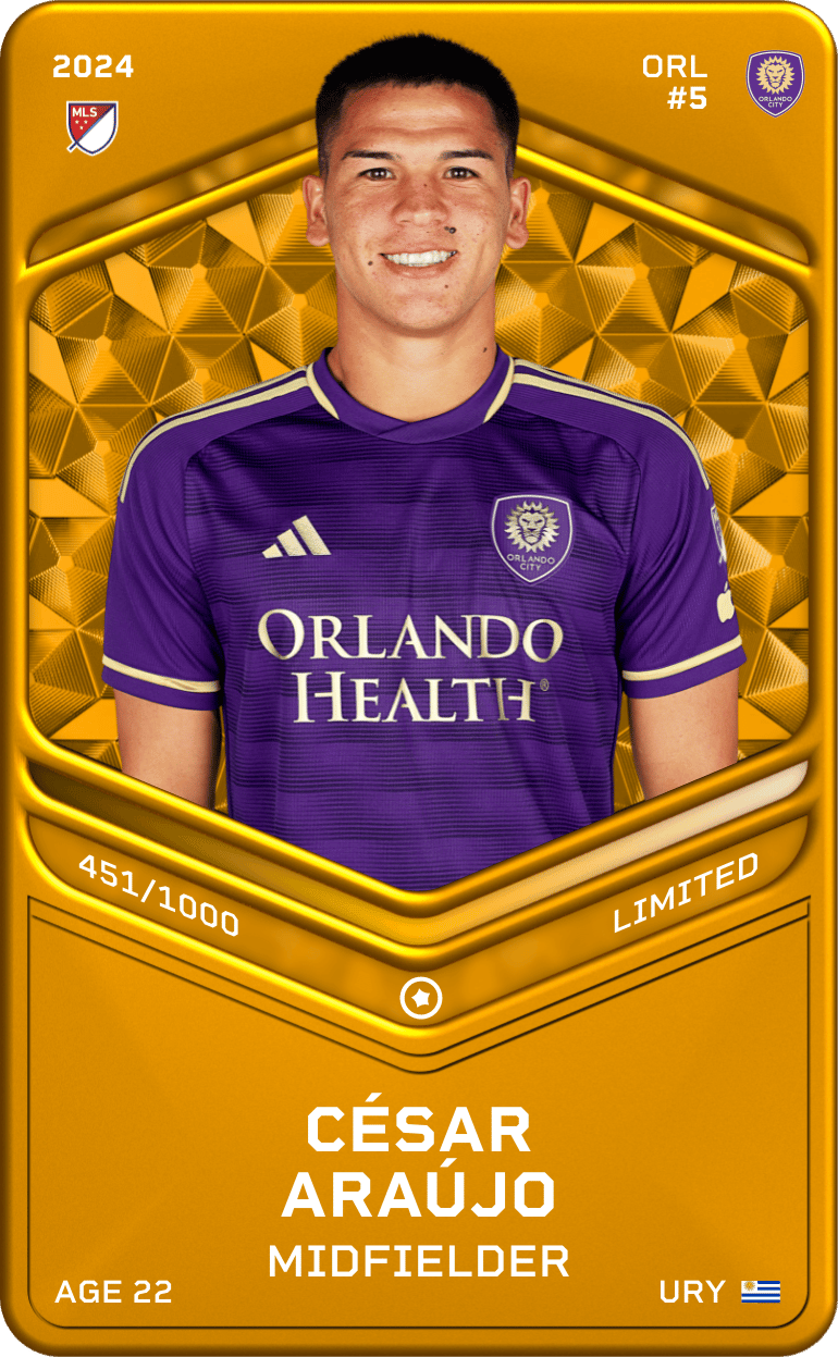 César Araújo 2024-25 • Limited 451/1000