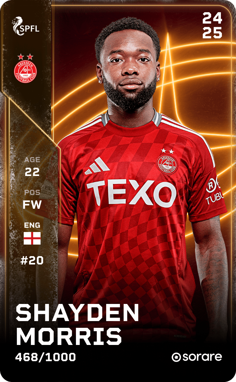 Shayden Morris 2024-25 • Limited 468/1000