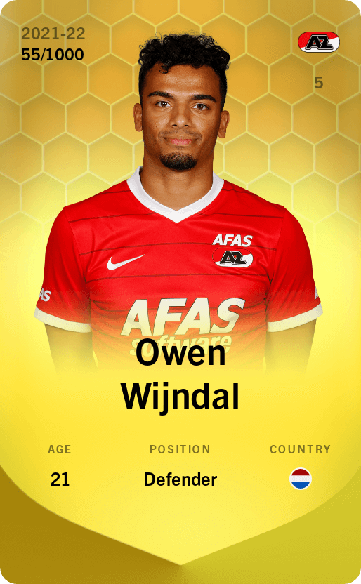 Owen  Wijndal 2021-22 • Limited 55/1000