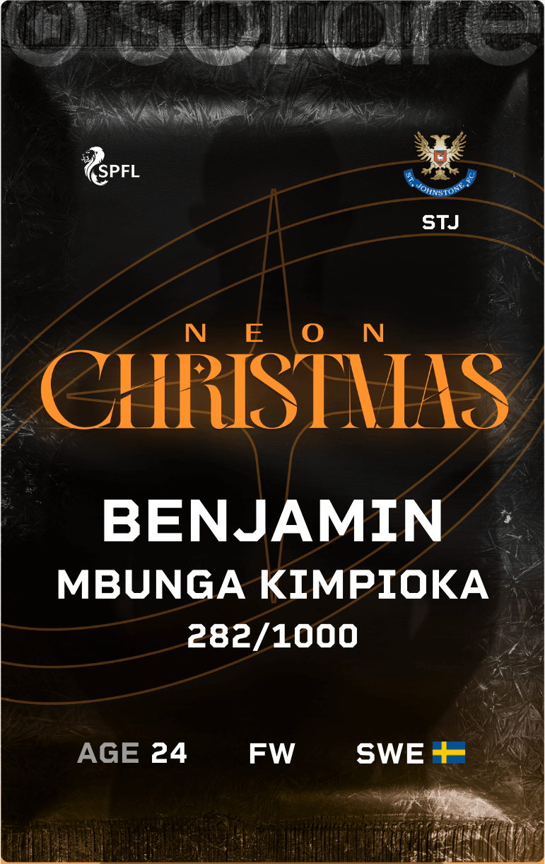 Benjamin Kimpioka 2024-25 • Limited 282/1000